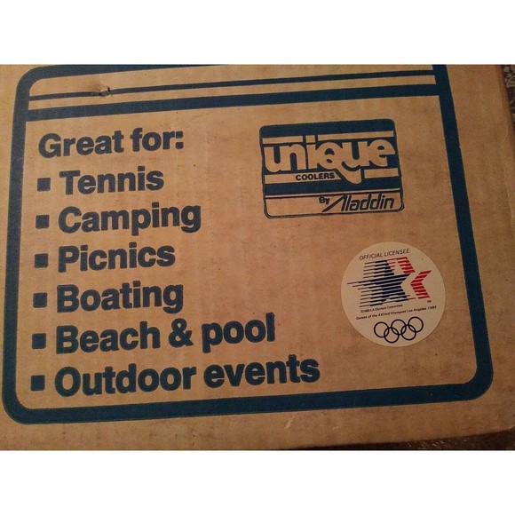 UNIQUE Twist n Lock Ice Cooler 1983 Aladdin New In Orginal Box Rare Vintage - Picture 7 of 9